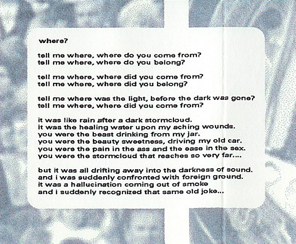 T-ACHE God on the Ladder - Retrospective 91 - 97, Album Cover, excerpt, where? lyrics print
